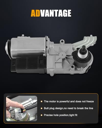 Image of ROADFAR Rear Windshield Wiper Motor Fit for Pontiac for Montana 1999-2005 | Fit For Chevrolet For Venture 1997-2005,For Oldsmobile For Silhouette 1997-2004,For Pontiac 1997 1998|OE 15099936|5 Pins