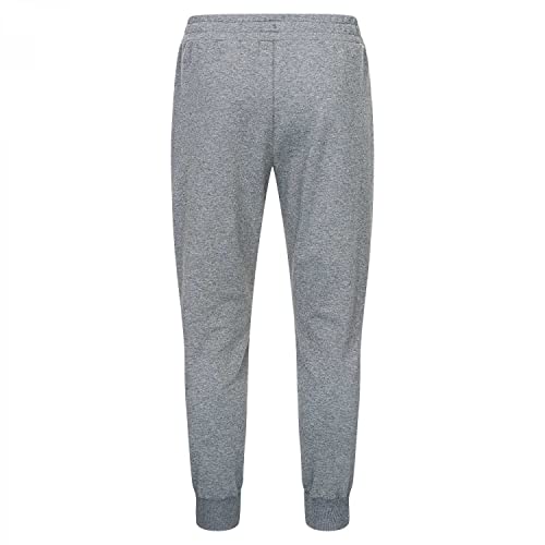 Erima Basic Essential Pantalon sweat Enfant, Gris Clair chiné/Noir, 152