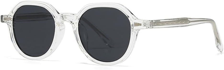 Retro Round Men Polarized Sunglasses Punk Rivets Women Sun Glasses Shades UV400