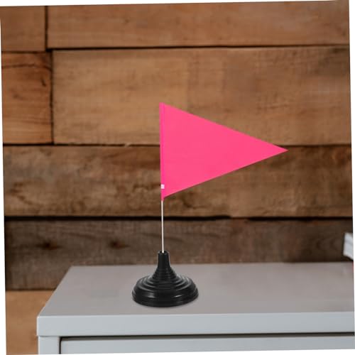 Support de drapeaux de bureau Operitacx avec base ronde noire stable