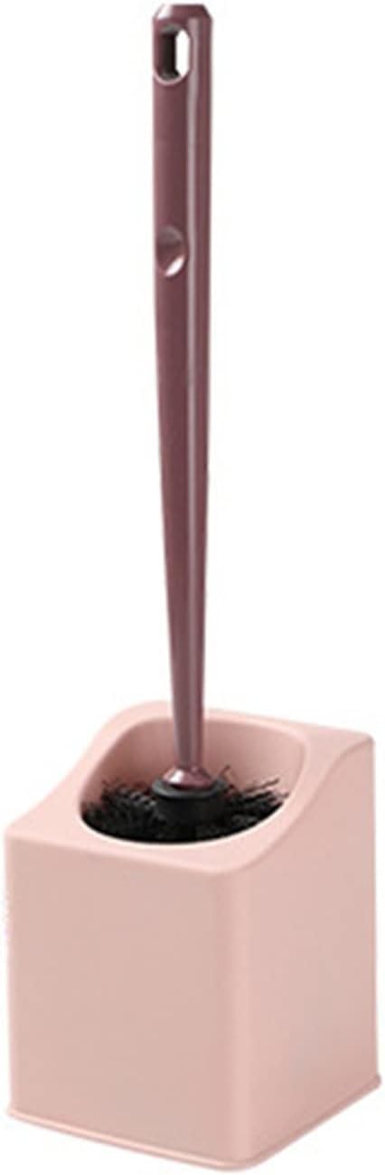 Toilet & Holders Wall-Mounted Long Handle WC Toilet Cleaning for Bathroom Cleaning and Storage Plunger(Pink)