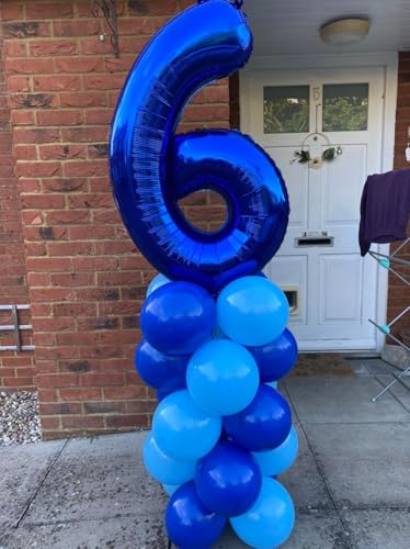 Image of Night Blue 3 Balloon, Number Balloons 40 Inch, 3rd Birthday Decorations Women Party Supplies for Party Decorations, Number 3 Balloon