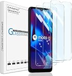 (3 Pack) Orzero Compatible for Motorola Moto G Pure Tempered Glass Screen Protector, 2.5D Arc Edges 9H High Definition Anti-Scratch Bubble-Free