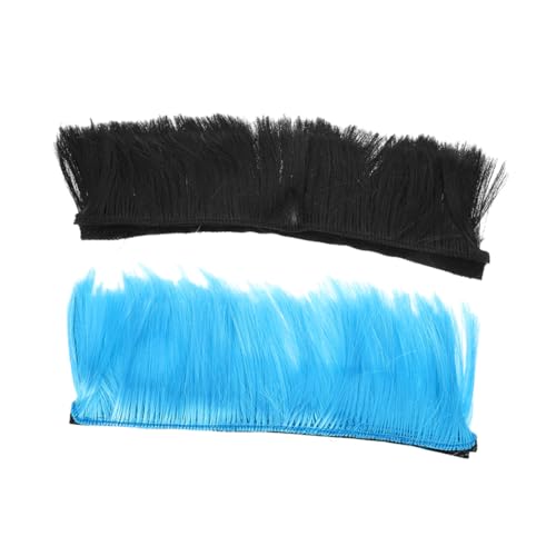 Mohawk para Casco de Moto para Evitar la Monotonía Peluca Decorativa de Ciclismo Mikikit