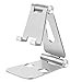 Cell Phone Stand,HITASION Double Adjustable Universal Aluminum Cell Phone Tablet Stand Accessories for All Android Smartphone Samsung Note 8 Google Pixel iPhone X 8 7 6 6s Plus LG G6 Moto Z and More
