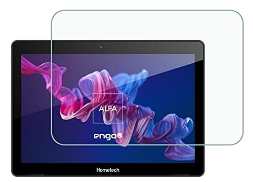 Engo Hometech Alfa 10MD Pc İle Uyumlu Ekran Koruyucu 9H Temperli Kırılmaz Esnek Nano Cam, Çizilmeye Ve Darbeye Dayanıklı Koruma, HD Şeffaf