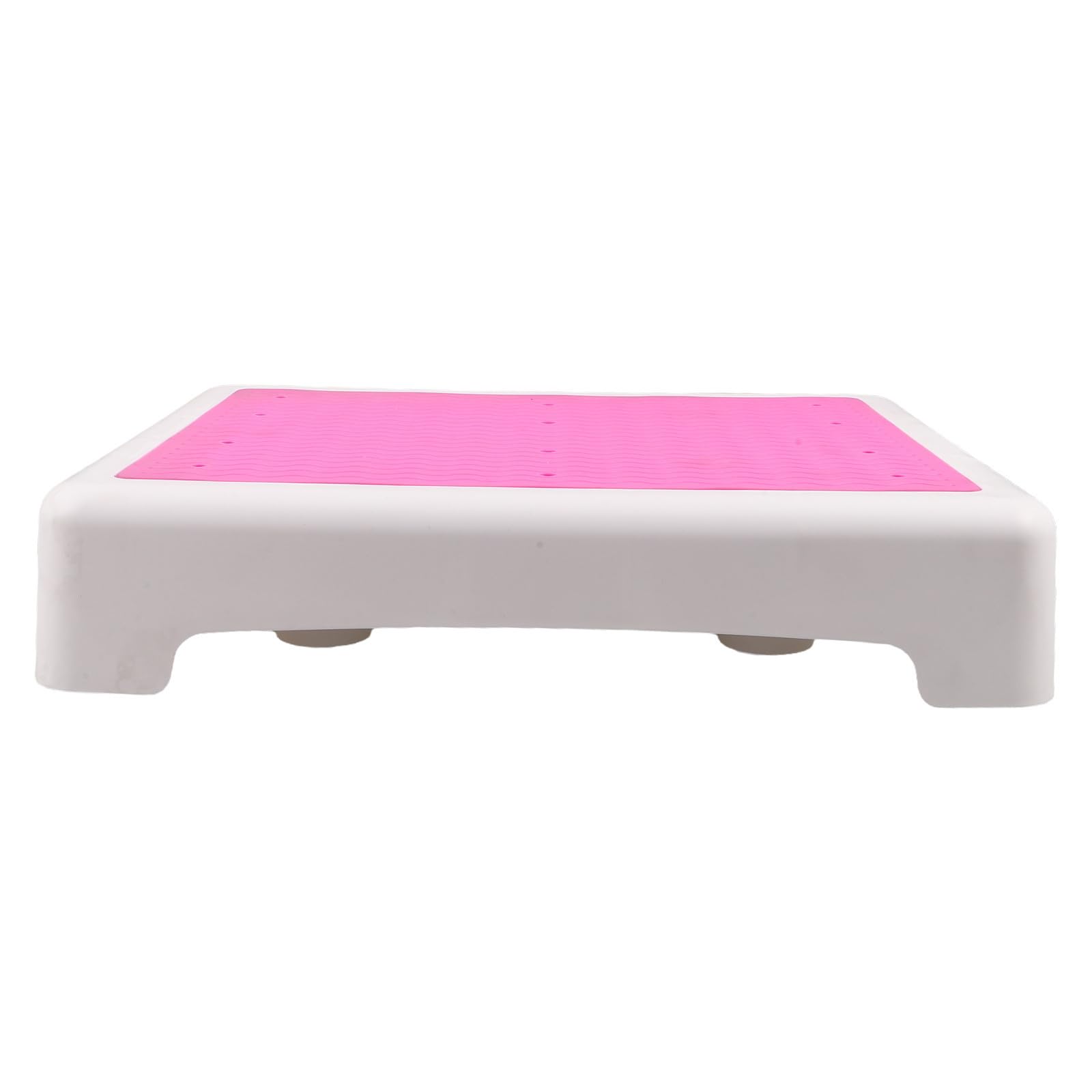 Homoyoyo Sgabello per Wc Antiscivolo in Plastica Rosa, Comodo e Facile da Pulire, Alta Capacità di Carico, e Anziani in Bagno e Toilette
