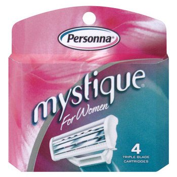 Personna Mystique for Women Razor Blade Refills 4 Cartridges
