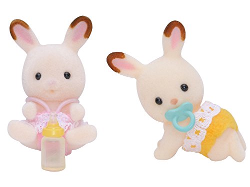 Preisvergleich Produktbild Sylvanian Families 3217 - Schokoladenhasen Zwillinge, Minipuppen