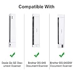 XANAD Hard Case for Brother DS-640 / DS-940DW/DS-740D / DS-720D/Doxie Go SE Duplex Compact Mobile Document Scanner(Light Gray) - Image 3