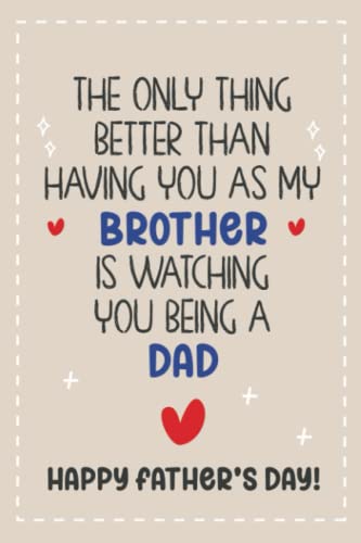 Fathers Day Gift From Brother: Funny Personalized Father's Day From Sister Brother Happy Father s Day Card Alternative Unique Present Ideas Cute Journal