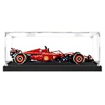 Display Case for 42207 Ferrari SF-24 F1 Car Model, Transparent Acrylic Display Box Dustproof Case