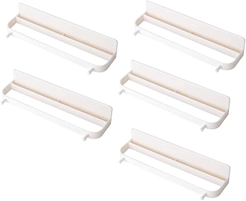 Vista 10 de PRETYZOOM Estante de pared para zapatos para pared, 5 unidades, soporte de almacenamiento para zapatillas, organizador de armario para baño