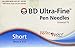 30 BD Short Pen Needles 8mm for Flex Pens