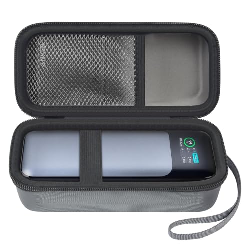 casmilee-Case-Compatible-with-Anker-737735-736717-USB-C-Portable-Charger-Power-Bank-Fast-Foldable-Wall-PowerBank-Bag-for-GaN-Prime-Nano-II-AC-Adapter-Powercore-Pocket-for-Lights-Cable-Grey casmilee Case Compatible with Anker 737/735/ 736/717 USB-C Portable Charger Power Bank, Fast Foldable Wall PowerBank Bag for GaN Prime Nano II AC Adapter, Powercore Pocket for Lights Cable (Grey) - Image 1