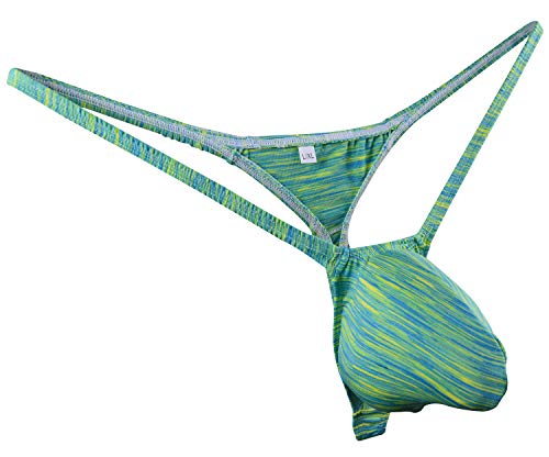 JJPOUCH JJP1013 Herren G-String mit ausbeulter Tasche Gr. L/XL, grün Cover