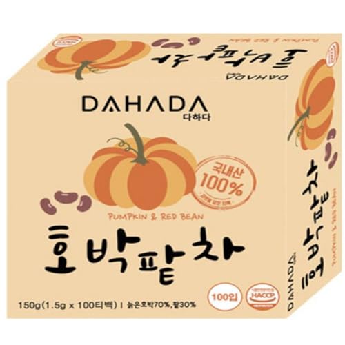 DAHADA Pumpkin & Bean Tea 1.5g x 100T �_�n�_ �z�o�N & �A�Y�L�� [���s�A���i]