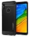 Produktbild Spigen S19CS24740 Rugged Armor für Xiaomi Redmi Note 5 Hülle Karbon Look Soft Flex TPU Silikon Schutzhülle Case - Schwarz