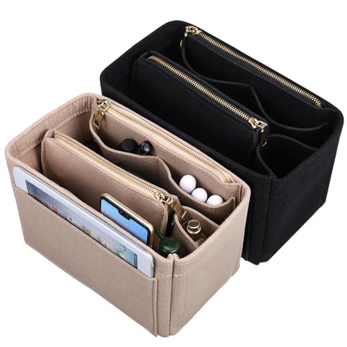 Organiseur de sac à main feutre compartiments multiples et poches