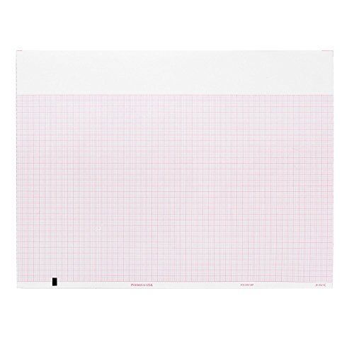 ECG EKG Paper Quinton Instruments 18416-002 Compatible Thermal Recording Sheets 3 Packs per Case