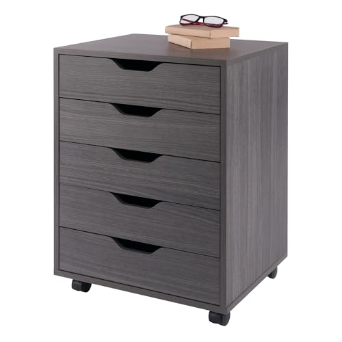 Winsome Halifax Mobile Storage Cabinet with Doors & Drawers, Stylish & Functional Home Storage Cabinet for Filing, Kitchen Organization, Moveable Furniture for Office, Dorms, Apartments by Winsome - Image 6