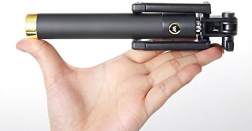 Selfie Stick - 2016 Self Portrait & Video Monopod. With Extendable Wireless Bluetooth and & Adjustable Phone Holder for Androids, IOS iphones 6 plus, 6,5,& 4. this Premium Selfie Sticks Is Ultra Compact & Suitable for All Occasions - Black.