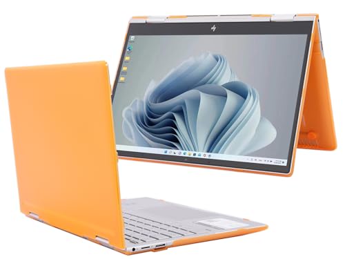Carcasa antiarañazos HP Envy x360 13-BF0000 mCover naranja para portátil 2 en 1