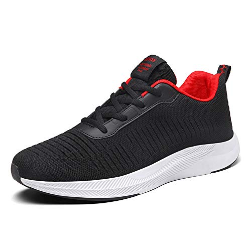 [Zcoli] 超軽量 ランニングシューズ メンズ レディース スポーツシューズ 通気 カジュアル ウォーキングシューズ トレーニング 通勤 通学 運動 レッド×ブラック 28cm