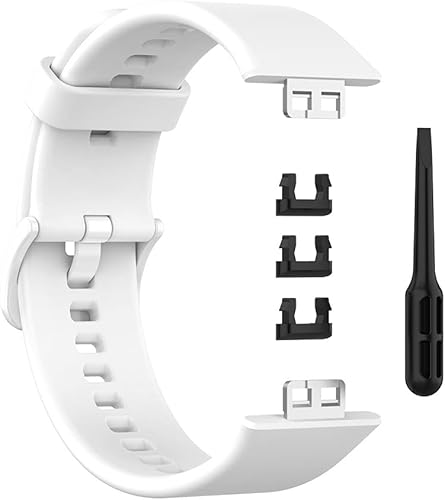 Miniatura 6 de Watch Strap compatible with Huawei Watch Fit,Adjustable Silicone Sports Strap Replacement Band for Huawei Watch Fit Smart Watch Negro + gris +