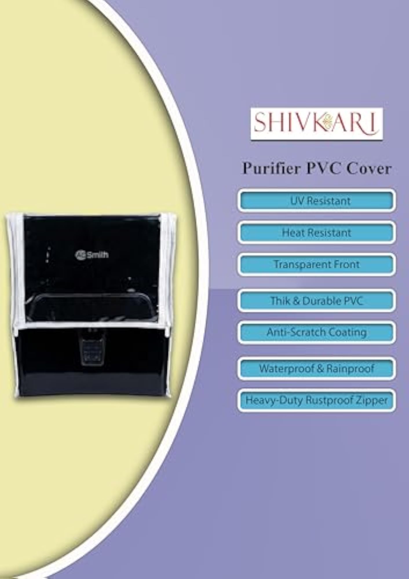 Water Purifier Cover for A0-Smith Proplanet P4 & P3