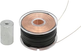 1 Piece Copper Magnetic Levitation Coil 1000 Turns Wire Diameter 0.35MM Large Magnetic Levitation Coil Experiment Coil (with Iron Core)