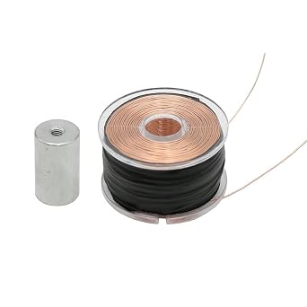 1 Piece Copper Magnetic Levitation Coil 1000 Turns Wire Diameter 0.35MM Large Magnetic Levitation Coil Experiment Coil with Iron Core