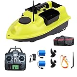RC Bait Boat for Surf Fishing,500M/546 Yards Bait Boat with GPS,4.4LBS Loading RC Fishing Boat for Carp Fishing Hook,Fishing Tool with 2pcs Batteries with Dual Motors Fish Bait Boat