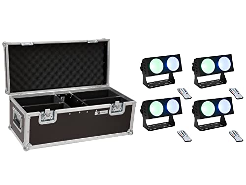 Eurolite Set 4X Led Cbb-2 Cob Rgb Bar + Custodia