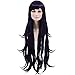 Cf-fashion Danganronpa Mikan Tsumiki Cosplay Wig Costume Dark Purple + Free Wig Cap by Cfalaicos