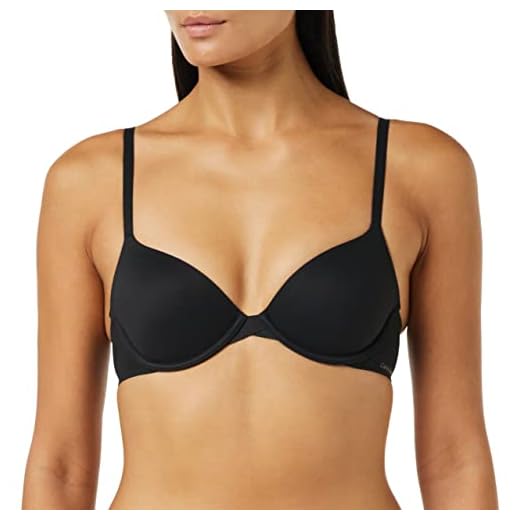 Calvin Klein Modern T Shirt Bra Reggiseno, Black 001, 4A (Taglia Produttore: 0A36) Donna