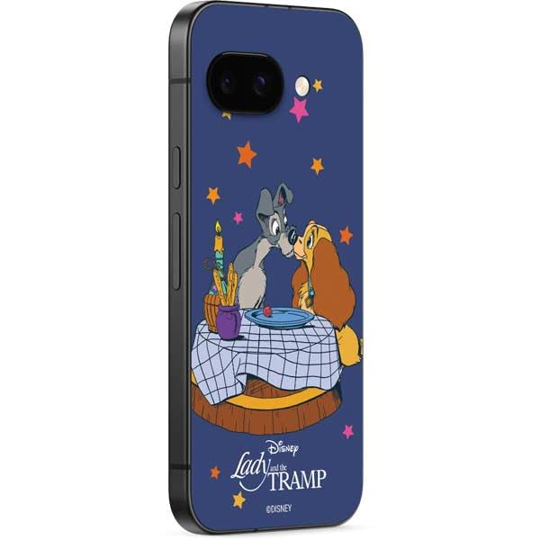 Skinit Decal Phone Skin Compatible with Google Pixel 9a - Officially Licensed Disney Lady & The Tramp Bella Notte Design