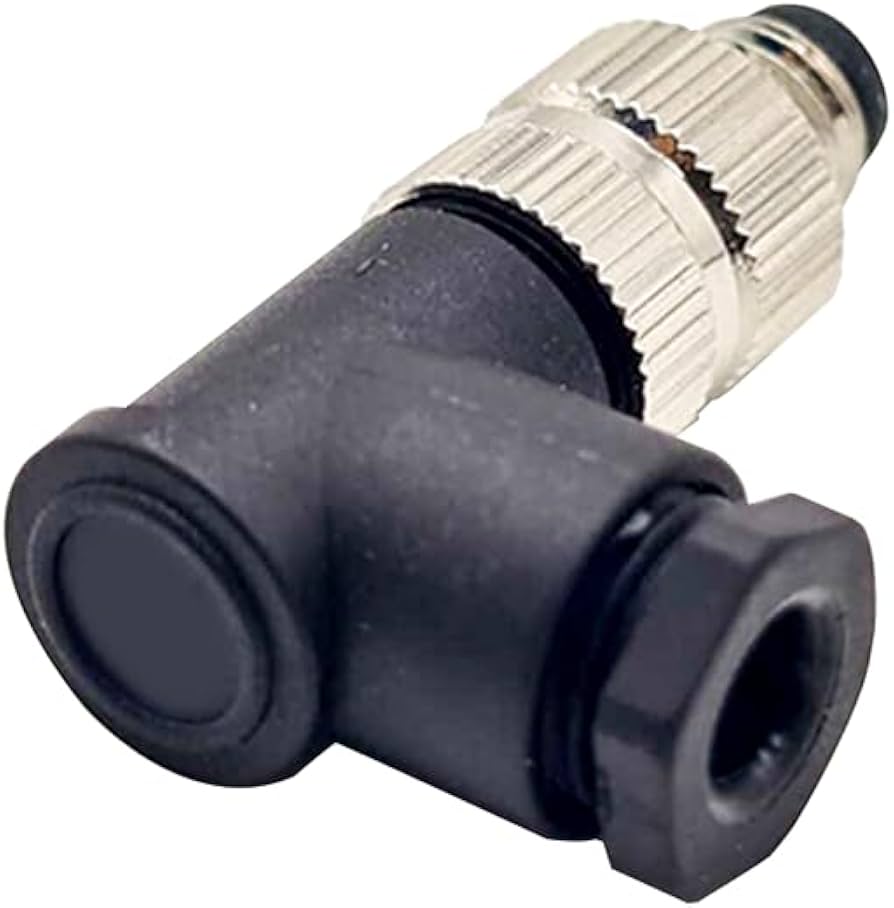Amazon.com: Elecbee M8 Connector Screw Type Connector Right Angle