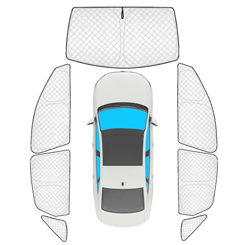 Image of KMF Windshield Sun Shade Replacement for Volkswagen Jetta Accessories 2019-2024 2025, Side Window Sun Shade Cover Sun Visor Shield Cover, Sunshade for Camping /Baby UV Block and Privacy Protect