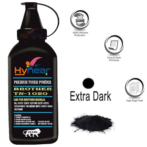 Image of TN-1020 Toner Powder Compatible for Brother HL-1111, HL-1201, HL-1211W, DCP-1511, DCP-1514, DCP-1601, DCP-1616NW, MFC-1811, MFC-1814 Printers ( Powder-6)