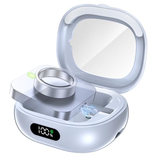 Tensea Portable Charging Case Compatible with Oura Ring Gen 4 & Gen 3, 2000mAh Wireless Power Station, Universal Fit, 30-Day Runtime Charger Accessories (Official Charger NOT Included)