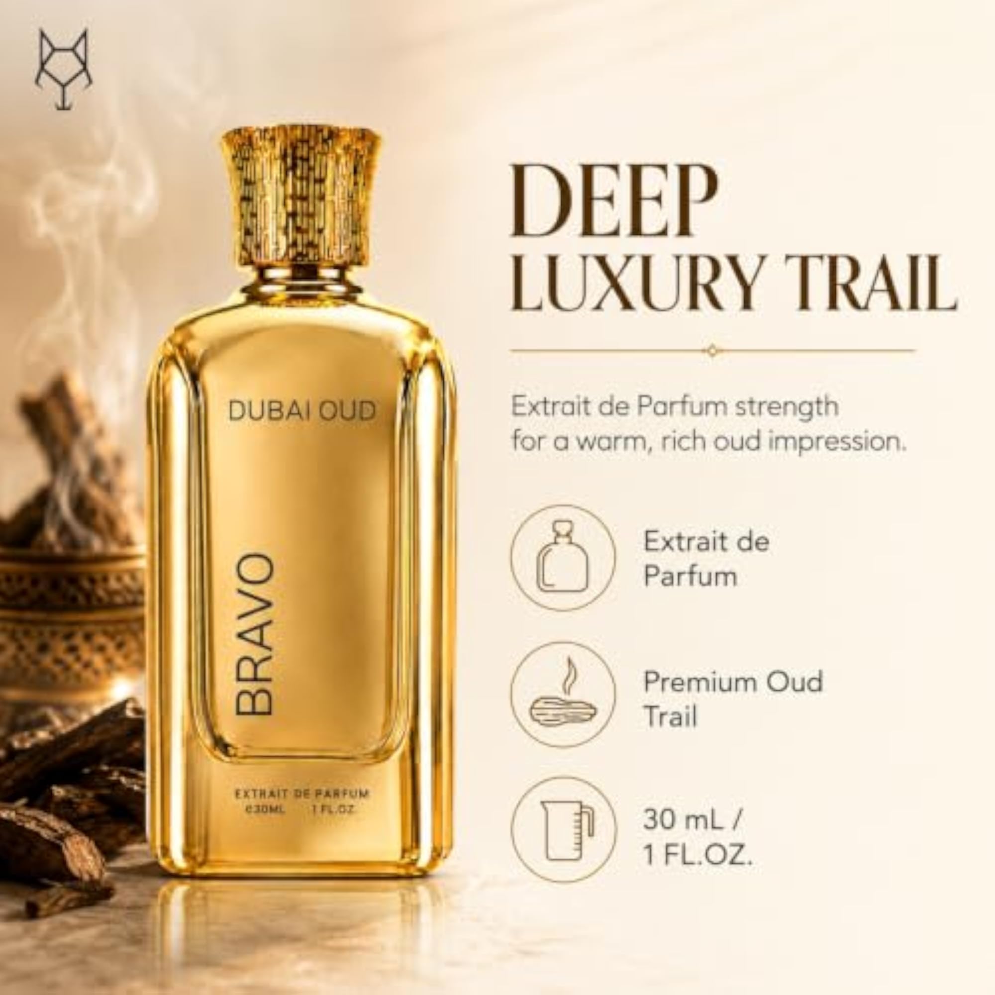 Dubai Oud Extrait De Parfum, Oud & Saffron Notes