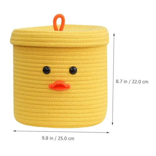 Panier de rangement coton motif canard pour décorer le bureau - 4