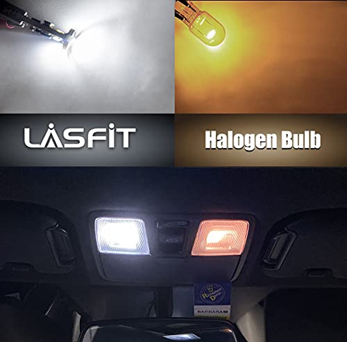 Lasfit 194 168 T10 2825 W5W Led Bulb Canbus Error Free, Non-Polarity 400Lm 6000K Extremely Bright For Dome Map License Plate Trunk Cargo Lights, Xenon White - 2Pcs #TOP4