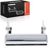 A-Premium Tailgate Handle Liftgate Latch Handle Compatible with Ford F-150 1987-1996, F-250 1987-1996 1998, F-250 HD 1997, F-350 1987-1997, F-Super Duty 1988-1997, Chrome, Replace# F1TZ-9943400-A