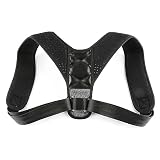 BARAC Corrector de Postura para la Espalda Ajustable, Ofrece una postura ergonómica y saludable, alivie los dolores en el cuello, hombros y parte superior de la espalda para hombres y mujeres (L)