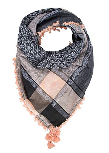 Image of Merewill Cotton Shemagh Tactical Desert Wrap Keffiyeh Head Neck Arab Scarf For Men 49 inchx49 inch
