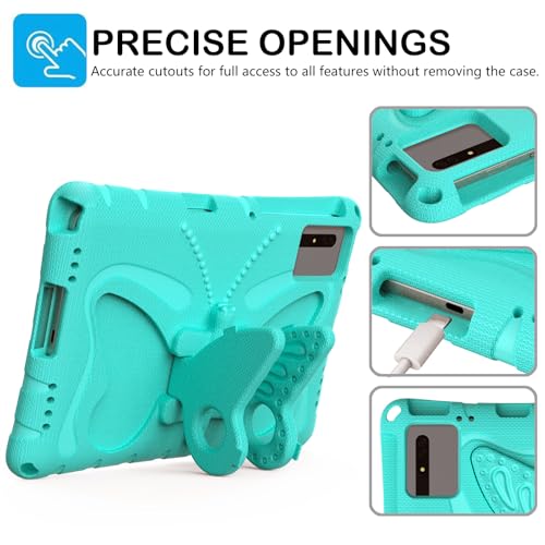 Coque Galaxy Tab S11 robuste avec support intégré protège efficacement contre les chutes