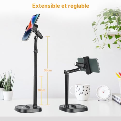Support de téléphone pour tournage UTEBIT multi-angles stable - 2