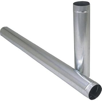 UNITED STATES HDW GV1254 6" x 24" 28GA Furnace Pipe